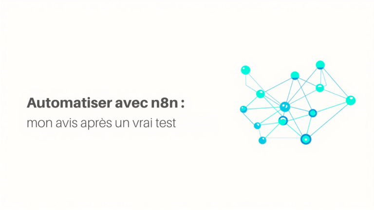 Automatiser avec n8n : mon avis après un vrai test
