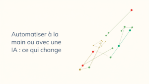 Lire la suite à propos de l’article Automatiser à la main ou avec une IA : ce qui change