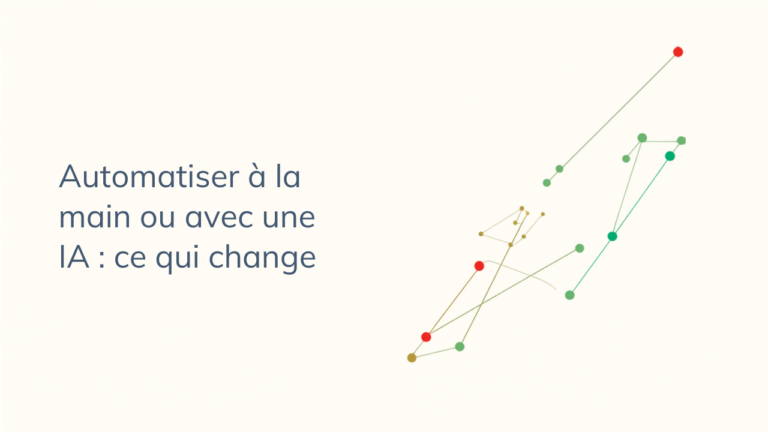 Automatiser à la main ou avec une IA : ce qui change