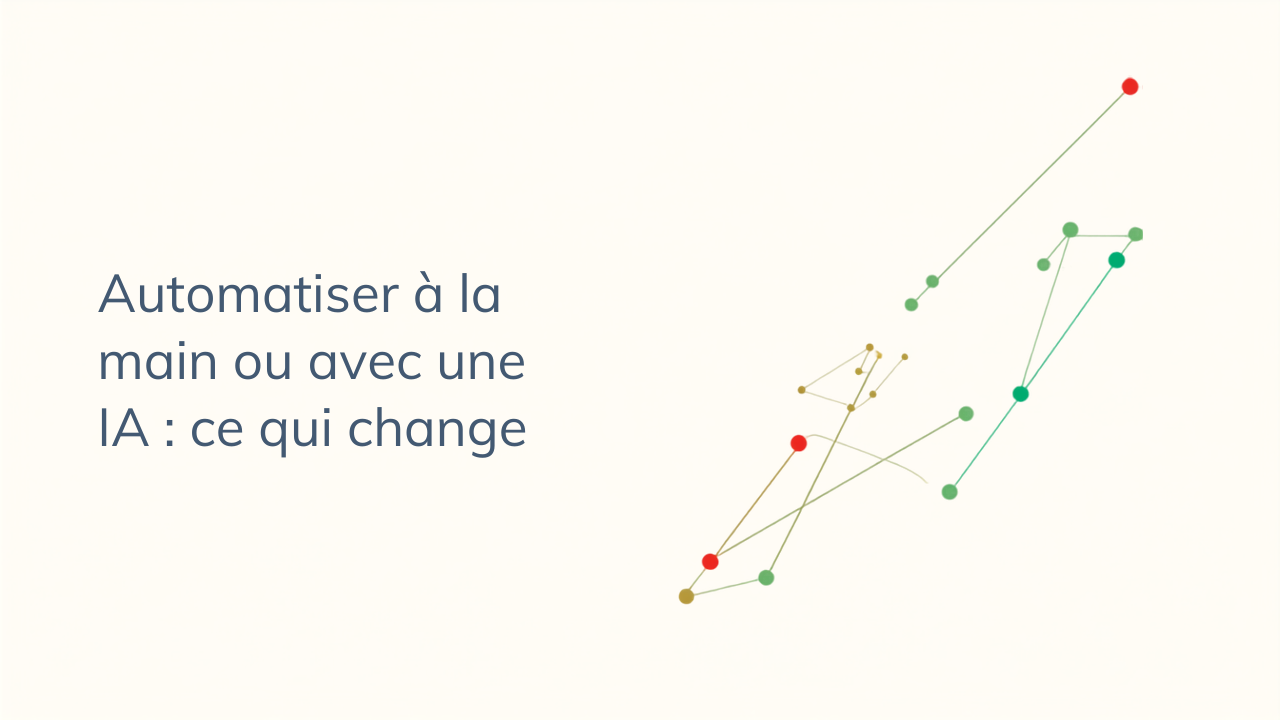You are currently viewing Automatiser à la main ou avec une IA : ce qui change